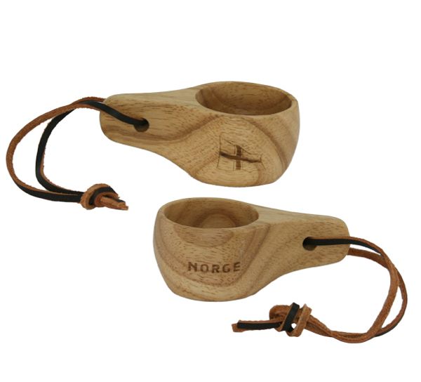Main Image Shot cup with leather strap, Norge og flag