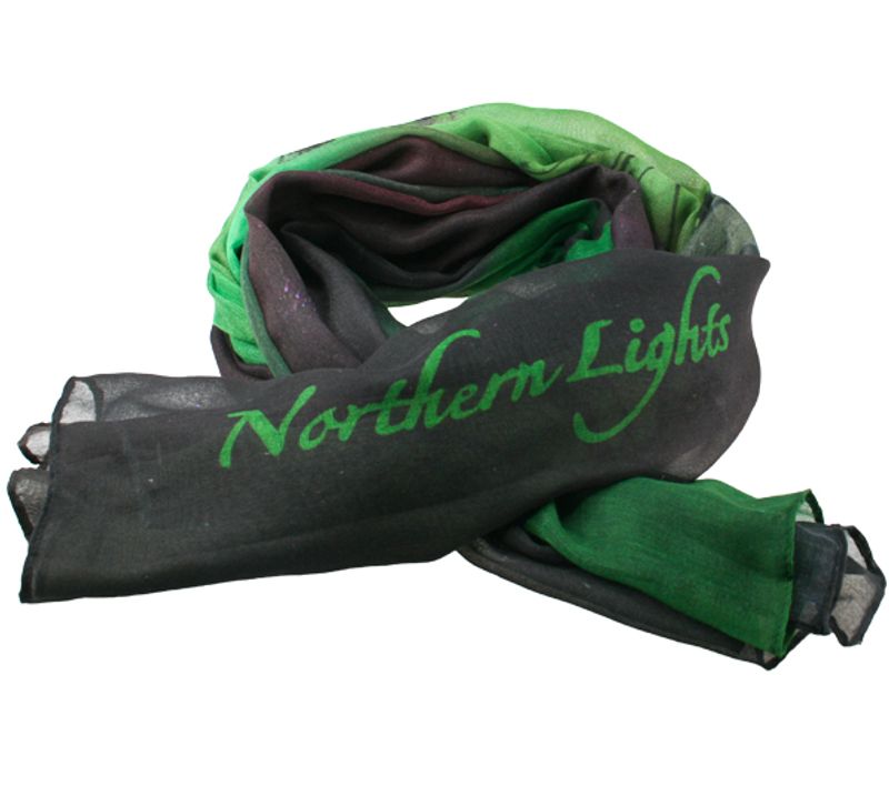 Northern lights scarf