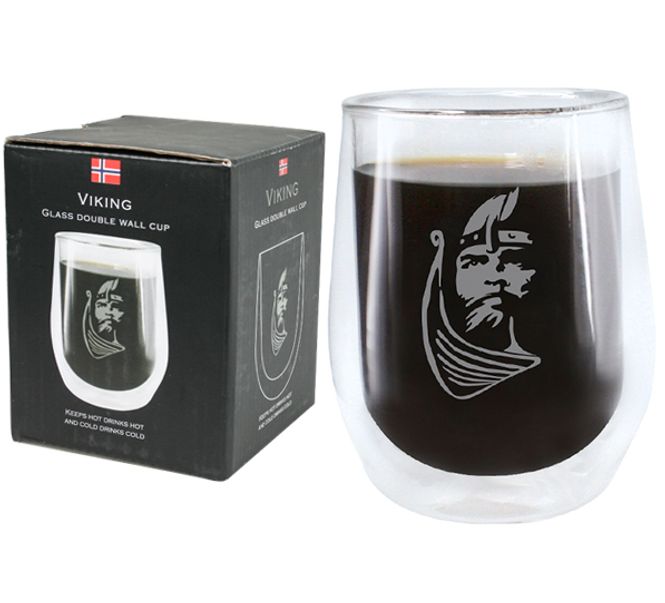 Main Image Coffee glass, double glass, Viking