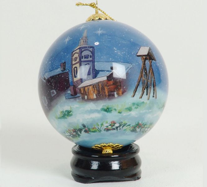 Main Image Glass bauble, Røros, God jul