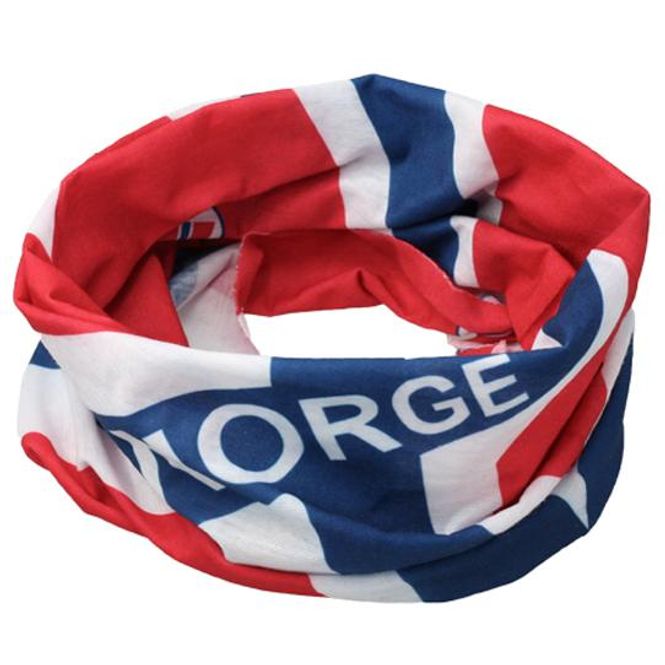 Main Image Neck gaiter with norwegian flag design ...