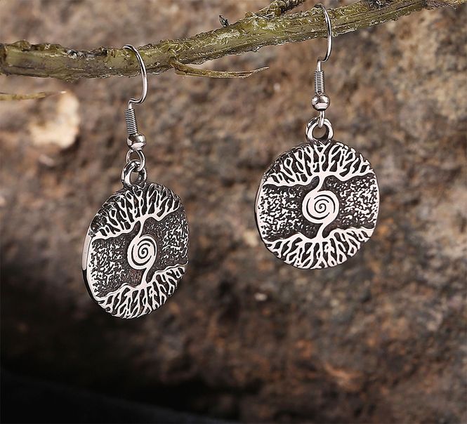 Main Image Earrings, Yggdrasil
