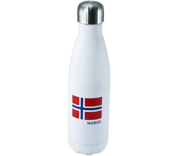 Main Image Vacuum flask with Norwegian flag