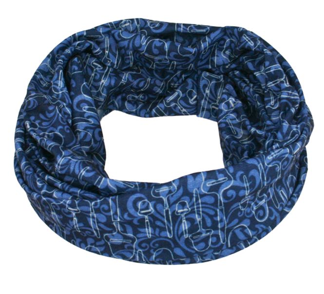 Main Image Neck gaiter with cheese slicer, blue