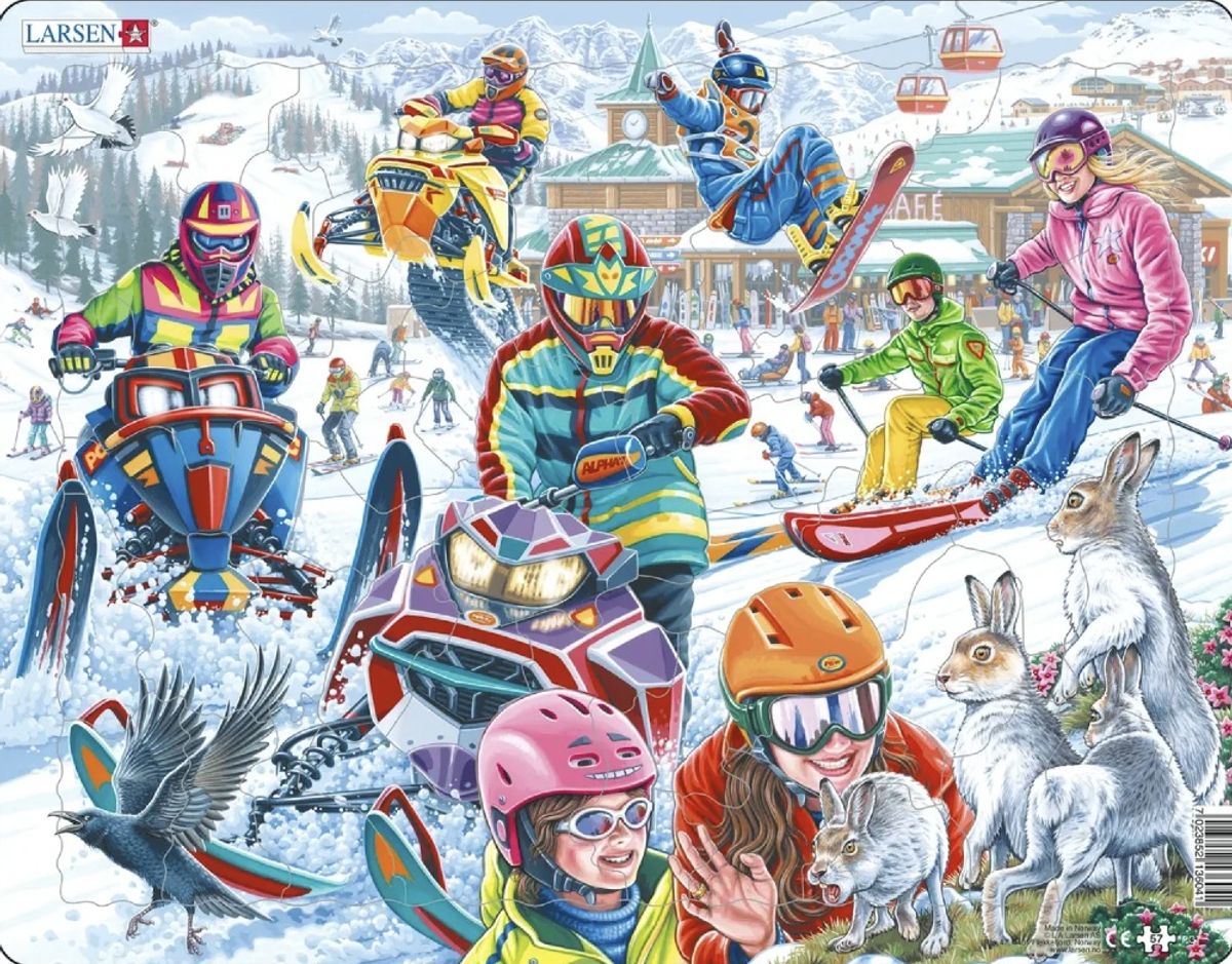 Hares, speedy snowmobiles