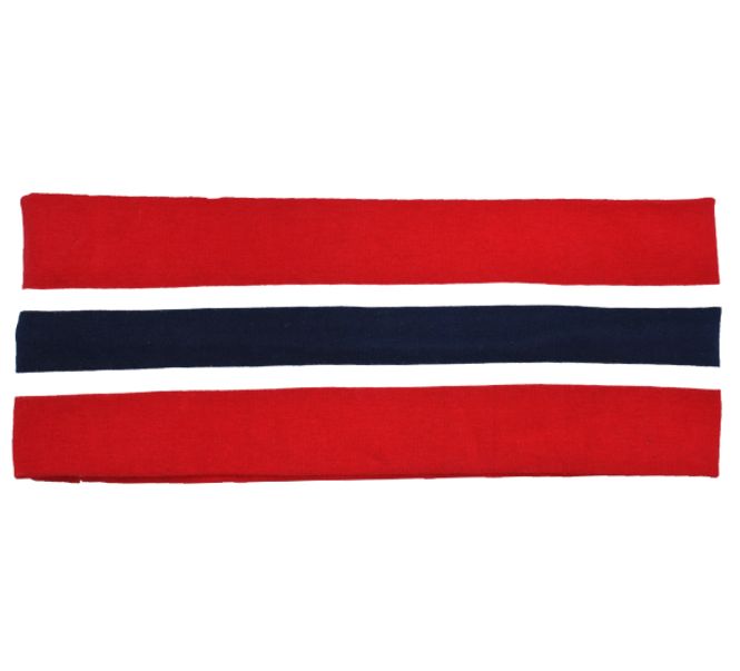 Main Image Headband with flag stripes red/white/dark blue