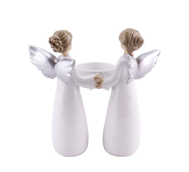 Main Image Two angels holding a tealight, Harvesttime