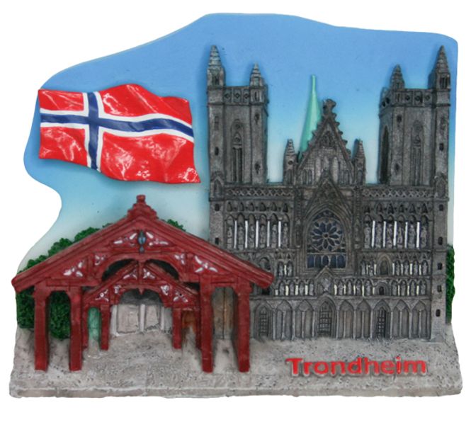 Main Image Magnet, Trondheim, The Nidaros Cathedral and old ...