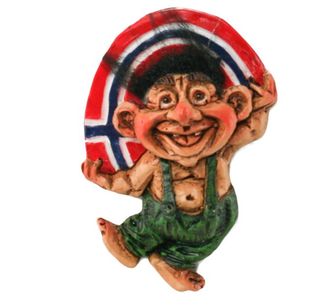 Main Image Magnet, troll with long flag