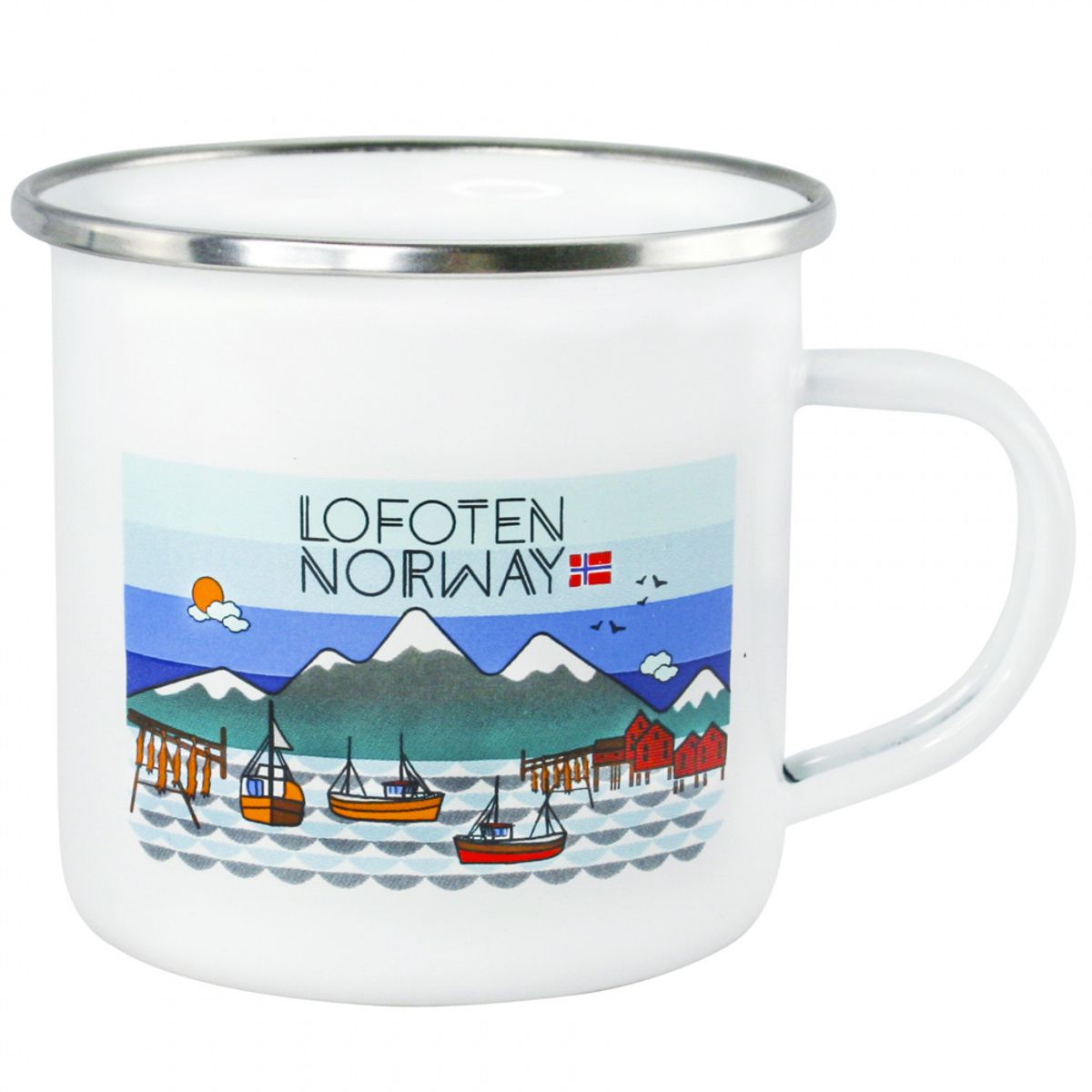 Enamel mug, Lofoten