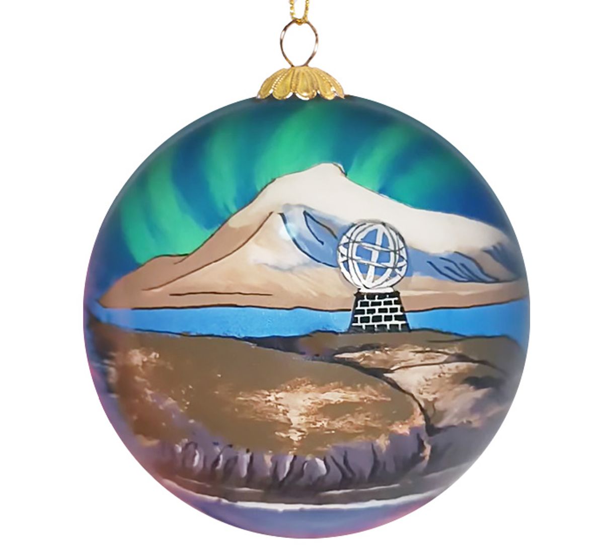Glass bauble, Arctic Circle 