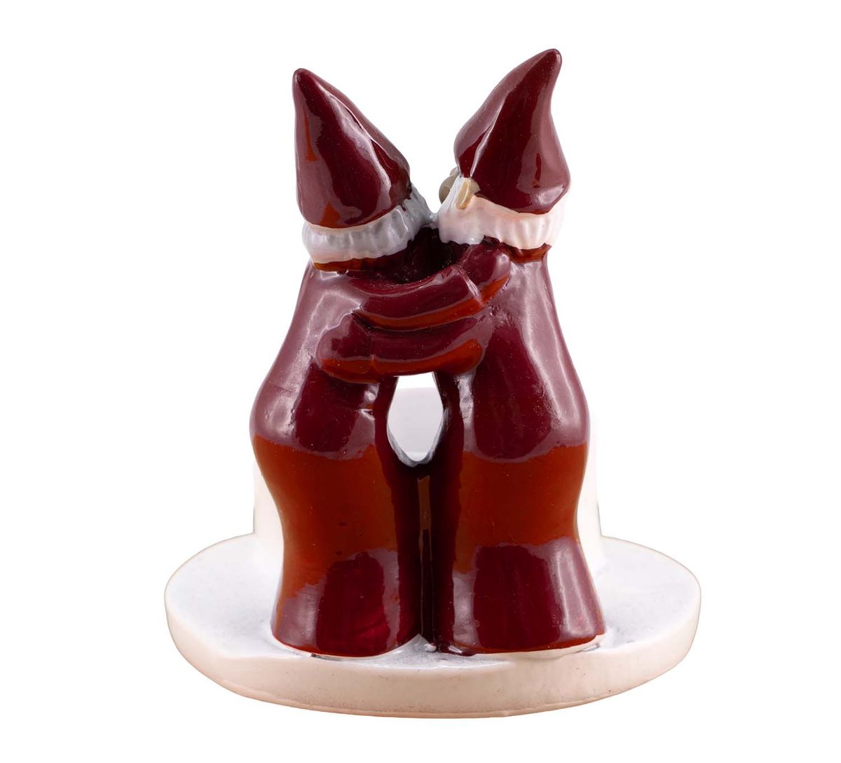 Santa couple with a tealight, Harvesttime