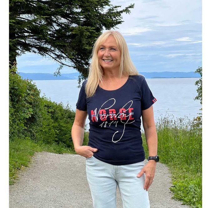 Main Image T-shirt, Norge, blue