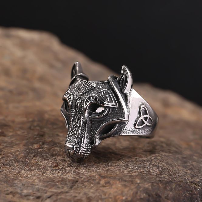 Main Image Ring, Fenrir wolf