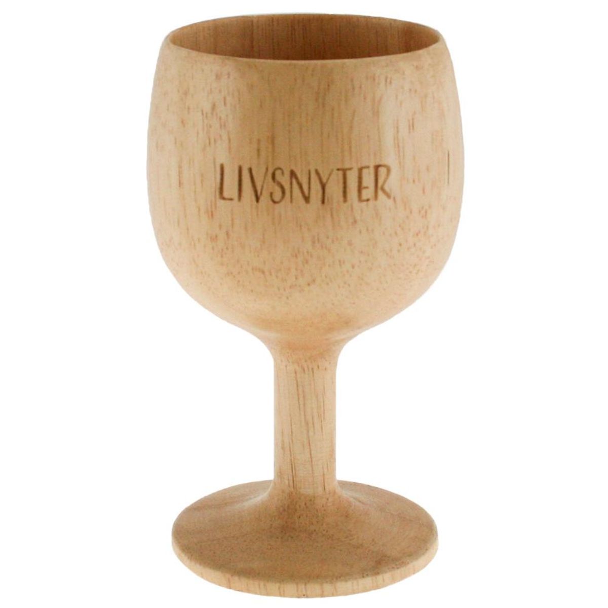 Wineglass of wood, Livstnyter