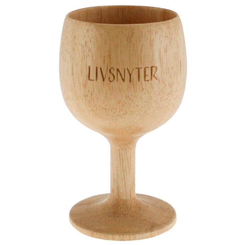 Wineglass of wood, Livstnyter