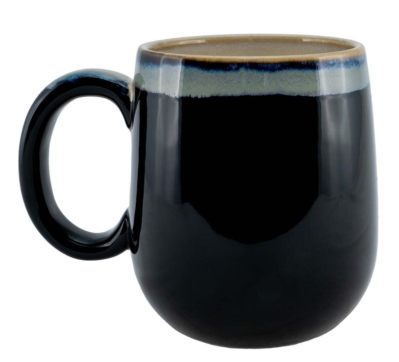 Ceramic mug with Wayfinder, black