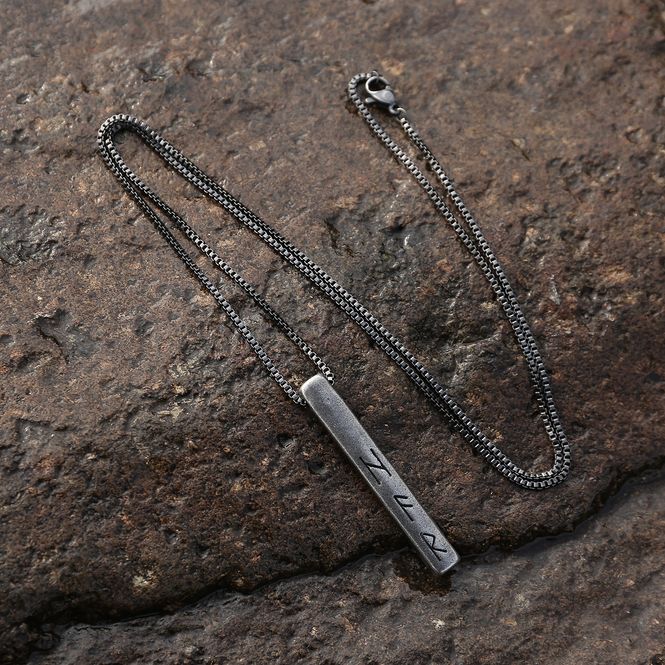 Main Image Viking necklace, Runes