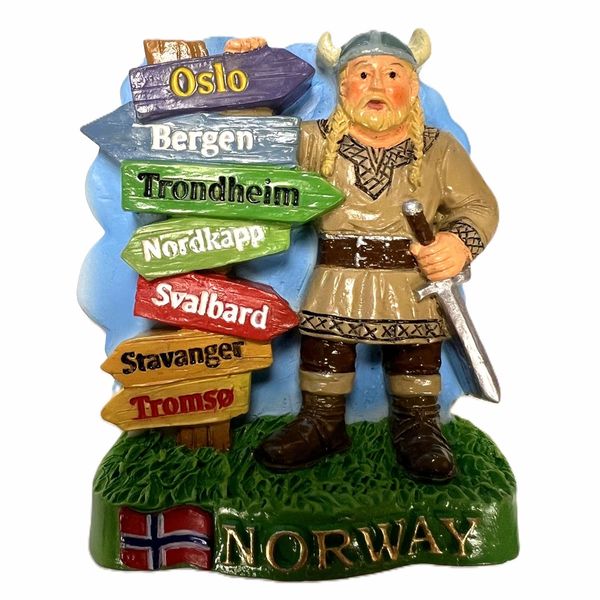 Main Image Magnet, Viking w. signs