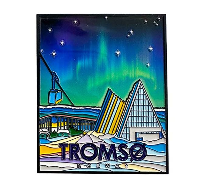 Main Image Metal magnet, Tromsø, retro