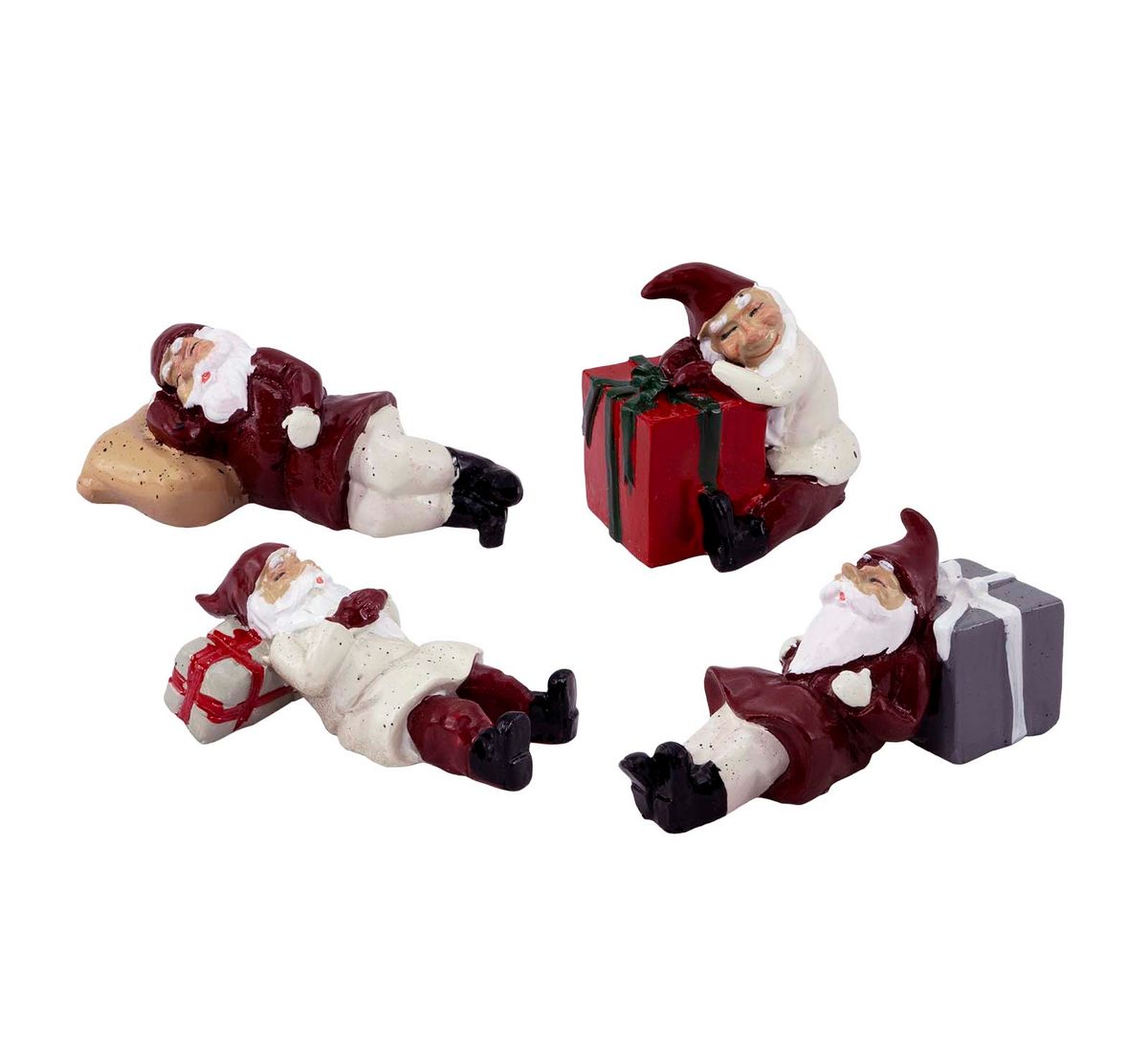 Sleeping Santas, 8 pcs, Harvesttime