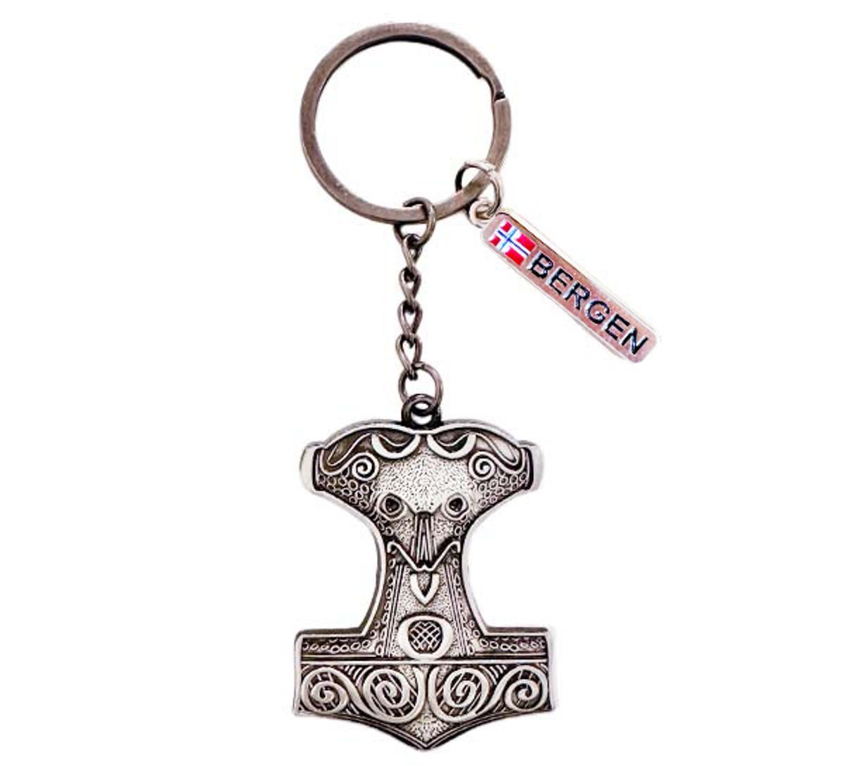 Thor's hammer key chain
