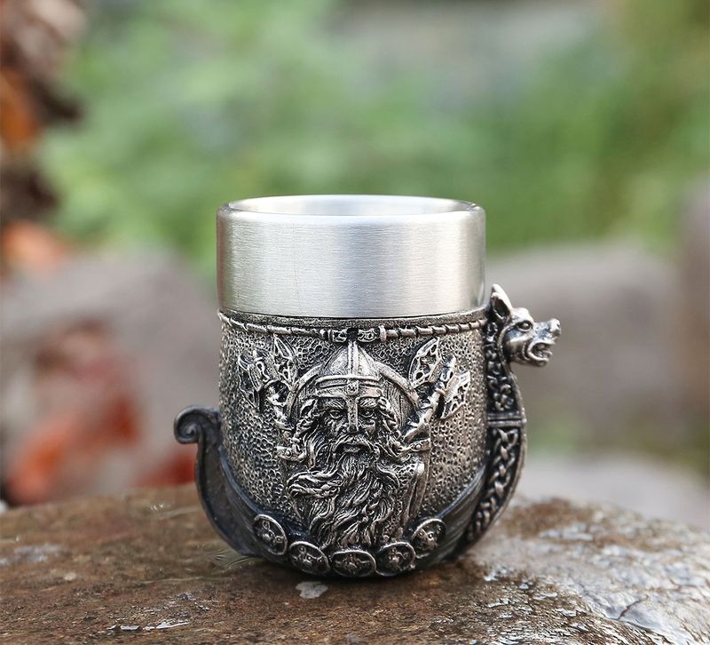 Viking shot glass